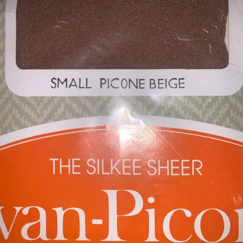 Evan Picone Pantyhose Beige Long Sandalfoot Control‎ Top NEW